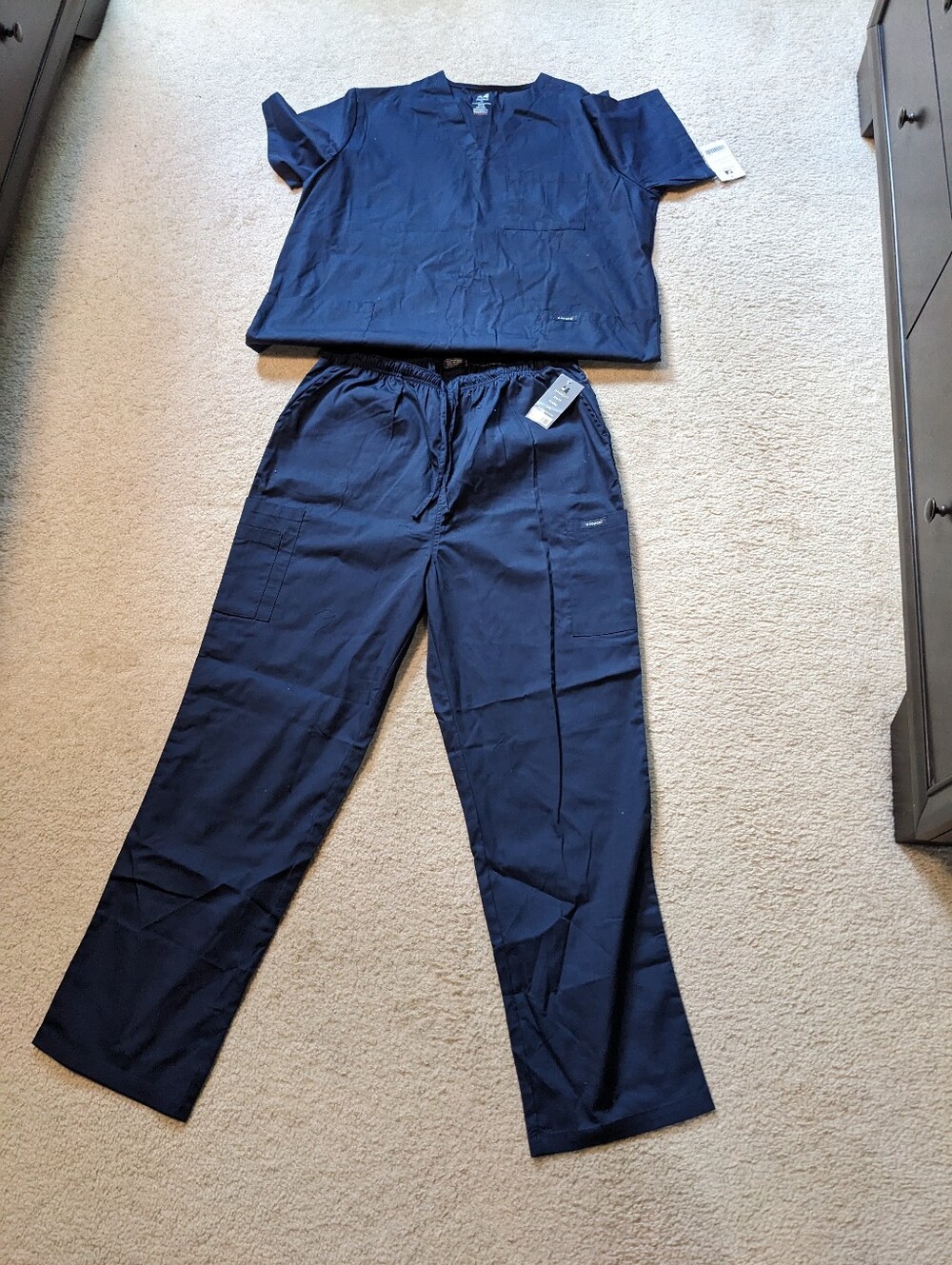 NWT Dagacci Navy Scrub Set